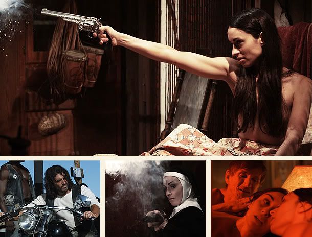 Nude nuns with big guns